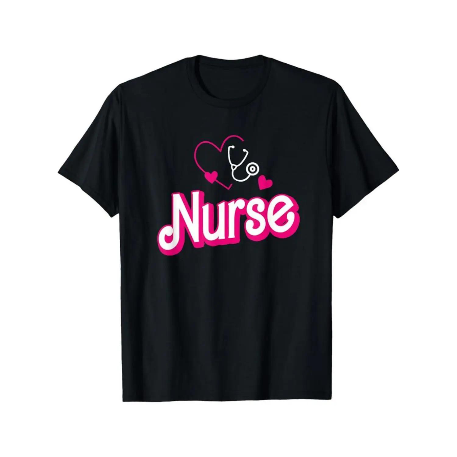 Cotton Retro Nurse Gifts Nurse Week Gifts Funny Nurse T-Shirt Selected Cotton S разноцветный