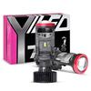 Auto LED Headlight H4 Lens Y7D Y8 Y6D LED Headlight 12-24V Motorcycle Headlight Double Lens