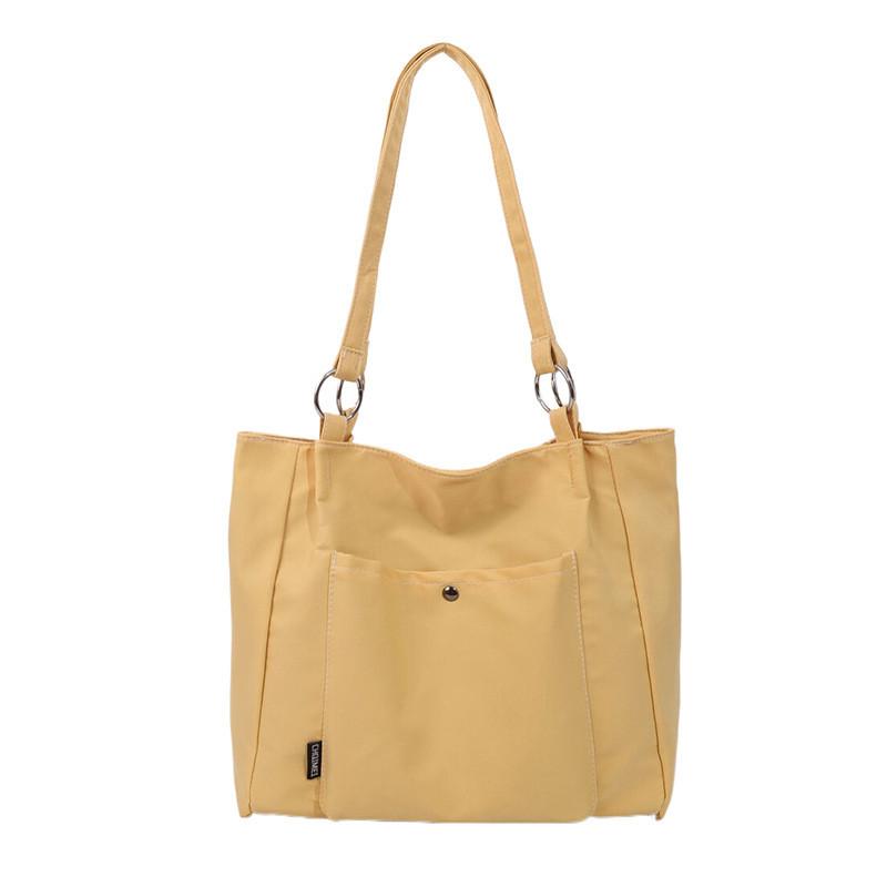 Ielgy Work Commuter Bag Large Capacity Tote Bag Literary Student Fashion Shoulder Bag Trendy