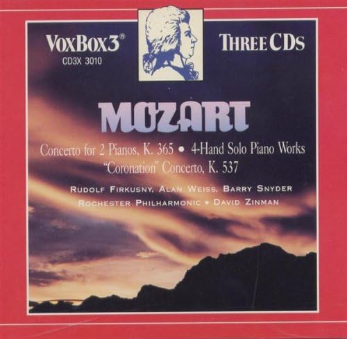 

CD MOZART, FIRKUSNY; ZINMAN - Piano Music for 4 Hands CD3X3010 Japan Classical Used