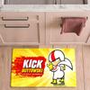 Kick Buttowski Flannel Kitchen Floor Mat Absorbent Non-Slip Soft Standing Mat Washable Comfortable Kitchen Rug for Home Sink Laundry