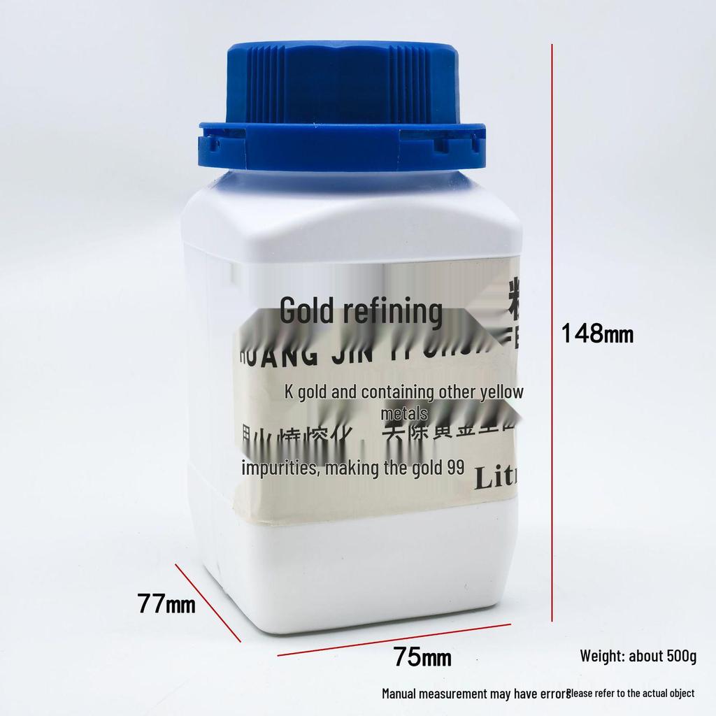 High-Purity Refining Powder for Gold/Platinum: Removes Silver & Copper Impurities, 99% Efficient for Metalworking