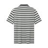 Men's Striped Short-Sleeve Polo Shirt