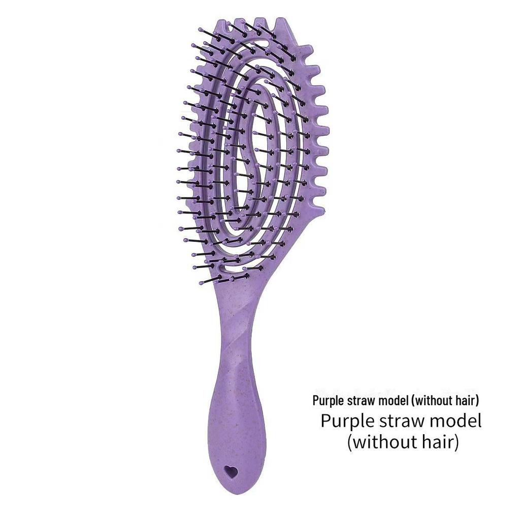 Grzebień do stylizacji Bounce Pig Bristle Air Cushion do puszystych, kręconych włosów