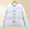 Fashion Winter Short Coat Female Warm Parkas Single Breasted Thick Loose Women Jackets