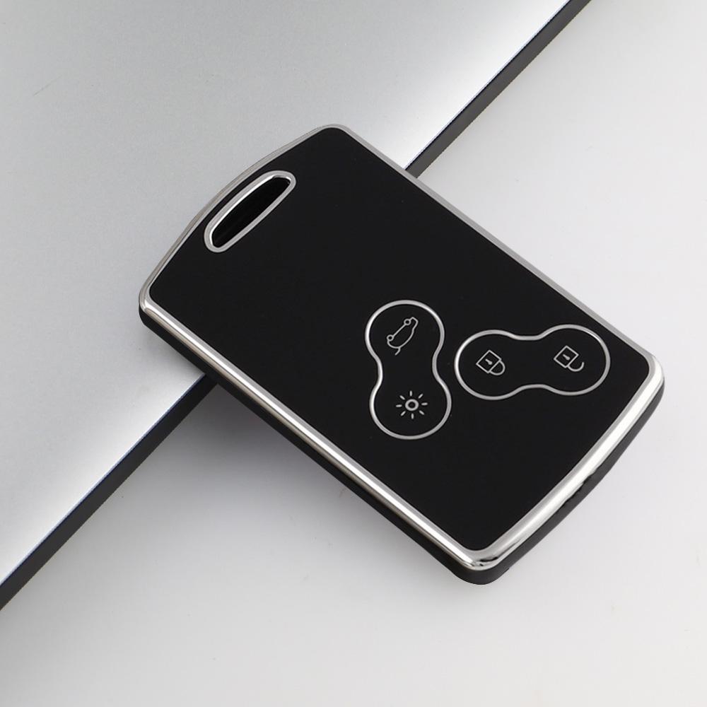 TPU Car Key Case Cover Shell for Renault Megane 2 3 Clio Scenic Duster Kaptur Captur Logan Laguna Zoe Koleos Danilo Nema Fluence