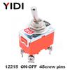 10pcs Toggle Switch E-TEN 1322 1021 1122 1221 1321 3pin 6pin on-off SPST SPDT Switch 6pin on-off-on on-on DPDT Waterproof Cap