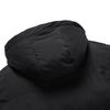 Men's Autumn Winter Zipper Warm Down Jacket Hooded Plush Solid Color  Cotton Coat