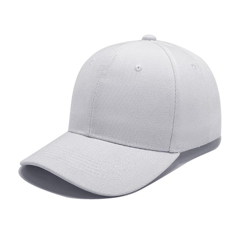 Six-piece Hair Green Solid Color Baseball Cap for Men and Women Baseball Caps Sun Protection