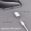 1er Set, Lightning Buchse auf USB C Stecker Adapter, Geeignet zum Laden und zur Datenübertragung