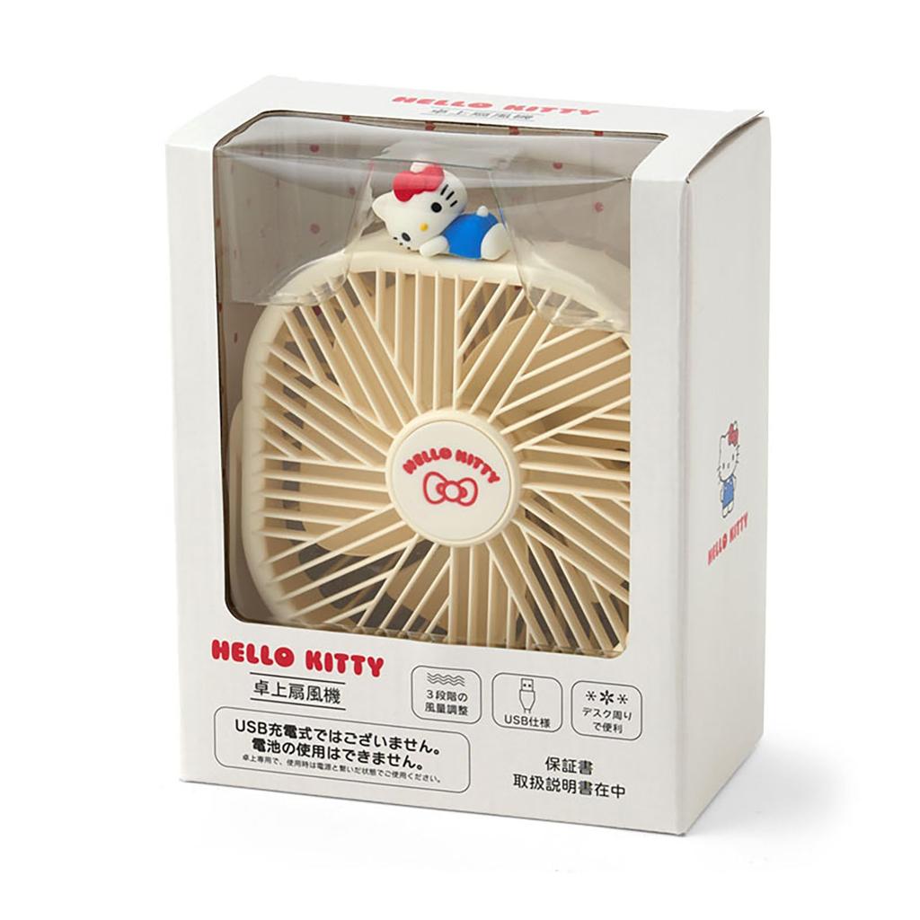 Sanrio Hello Kitty Desktop ABS Character Silicone Fan Speed Suitable for Ages 15 and Product 641863 Fan, Body Resin, Blades Polycarbonate, Part