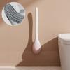 Wall-Mounted Household Toilet Brush No Dead Angle Long Handle Bathroom Cleaning Tool With Base For Hygienic Cleaning
