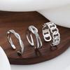 Fashionable Light Luxury Open Adjustable Ring Set for Women - European & American Style, Trendy, Cool, and Unique Personality.