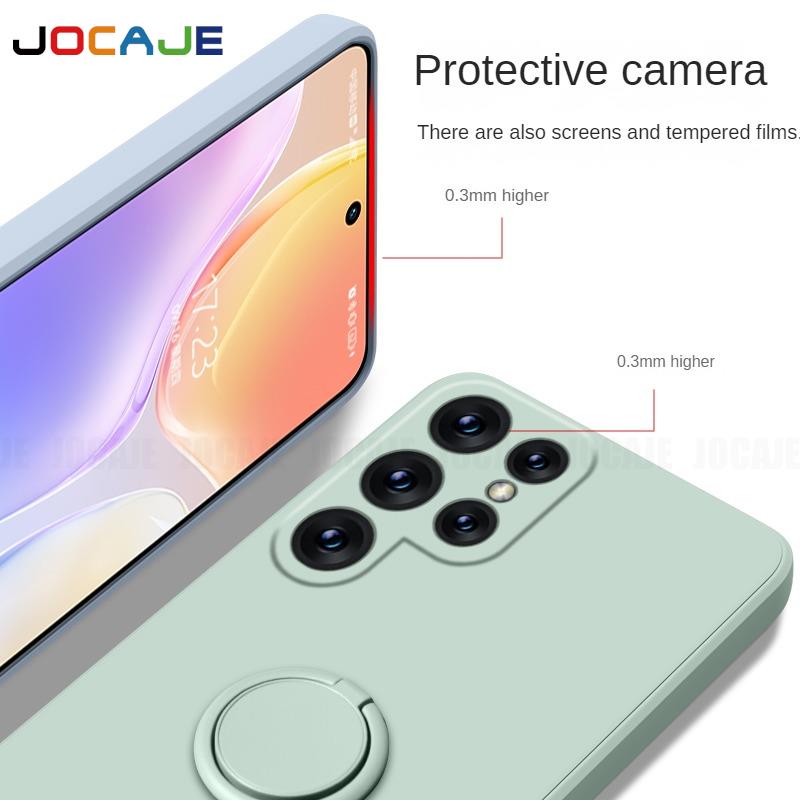 Жидкий силиконовый ремешок с кольцом-подставкой — фото 6