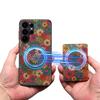 Samsung S26 Ultra Floral Magnetic Leather Case with Card Slot - Fits S23, S24 FE, S25