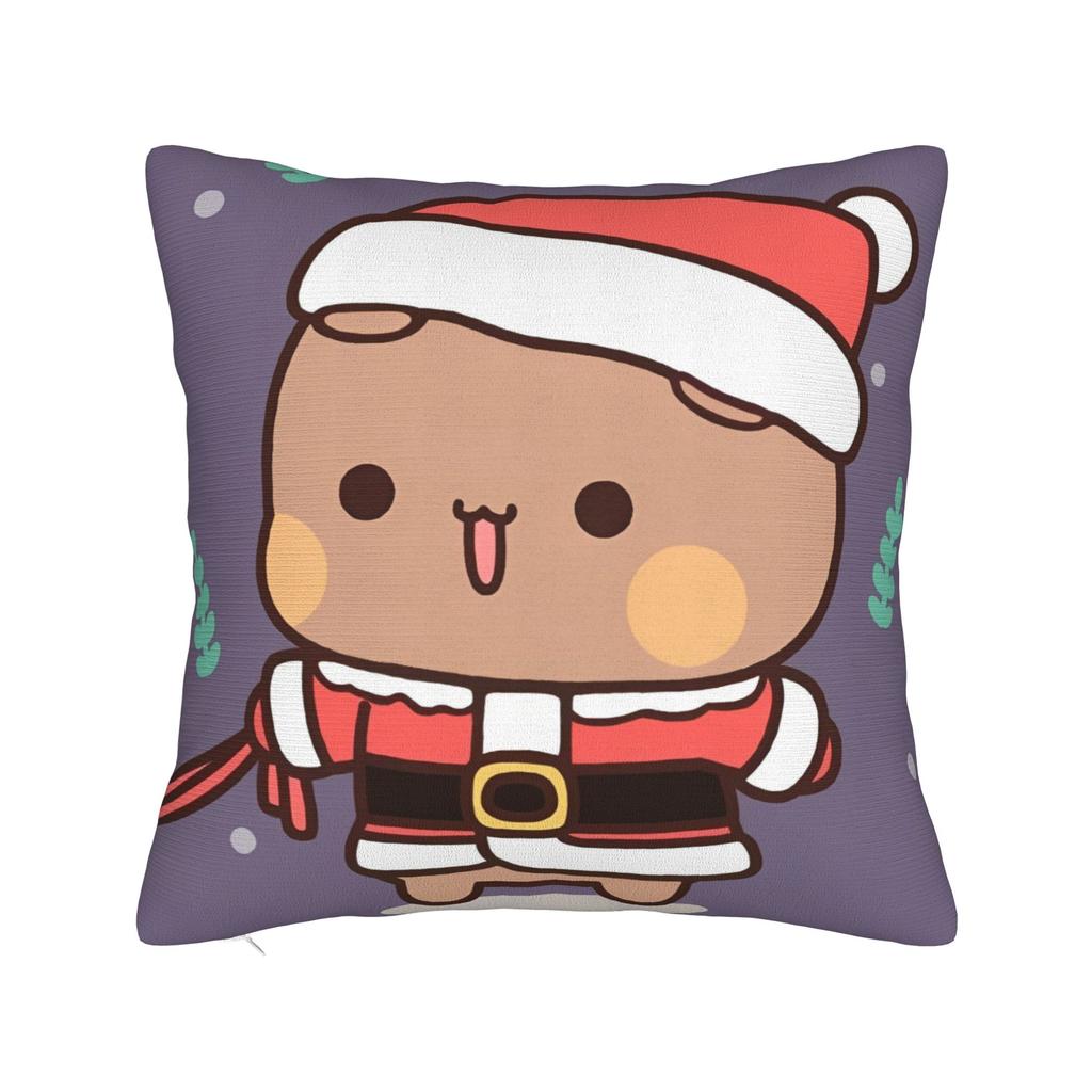 Bubu and Dudu Pillowcase Doublesided Printing Cushion Cover Decorations Merry Christmas Pillow Case Cover Seat Zippered