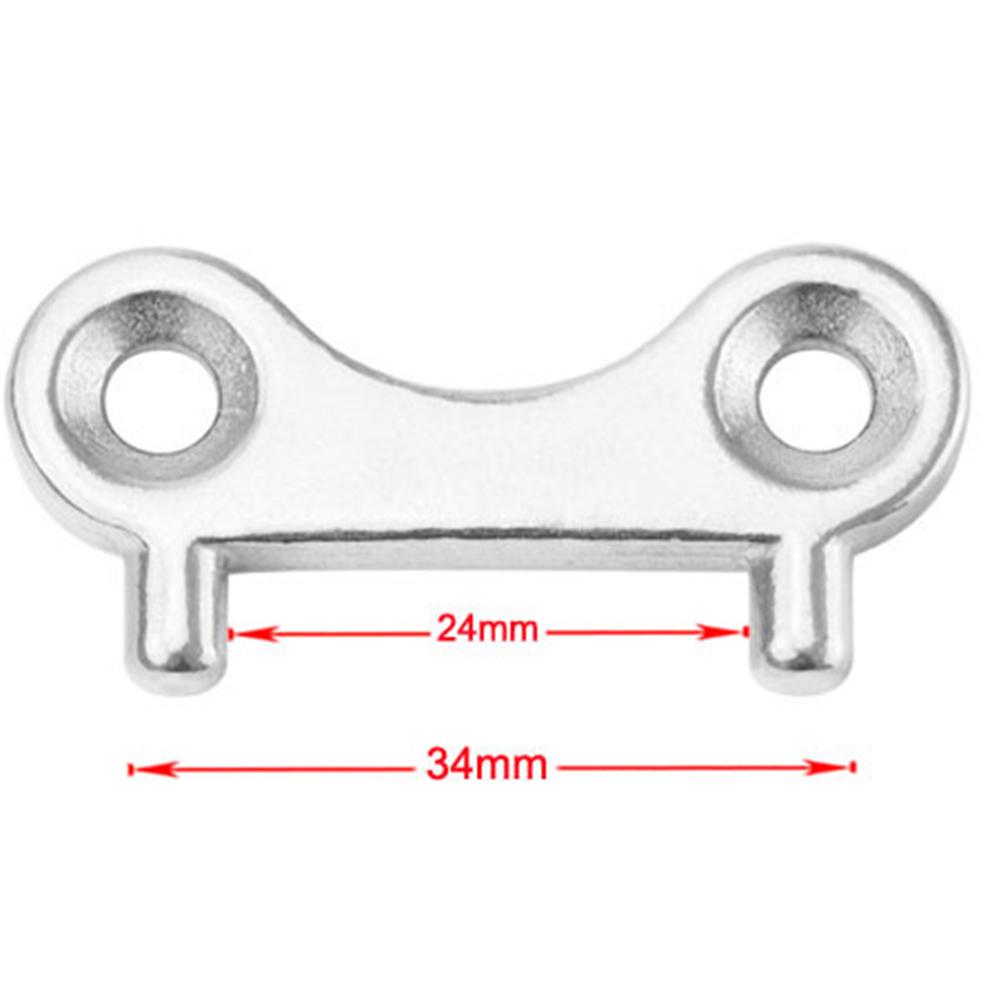 2x Boat Gas Cap Key Stainless Steel Water Tank Deck Filler Spare Key Fuel Gas Water Waste Tank Replace Plate Tool Yacht Parts