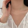Simple And Versatile Millet Bead Necklace, Female Niche Design, High-End Exquisite Collarbone Chain, Ultra-Fine Temperament Round Bead Chain
