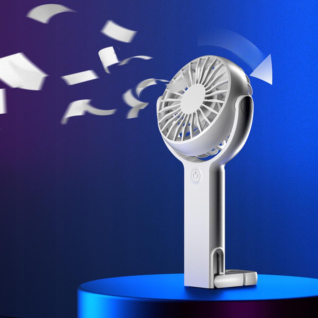 Mini Handheld Desk Fan Quiet Travel Fan Usb-C