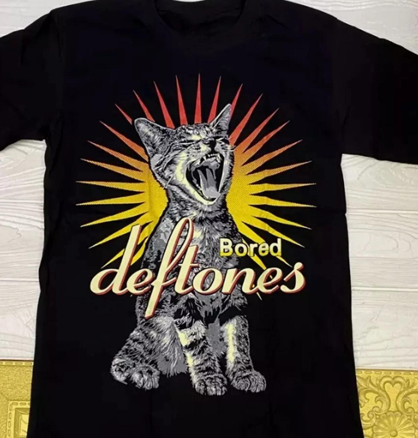 Deftones Bored Adrenaline 90s Black Unisex 100% Cotton T-shirt Mens Tees Top Size S-5XL S