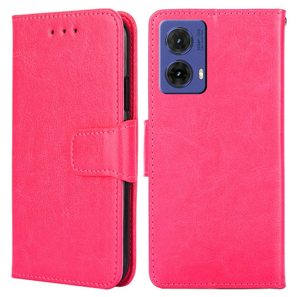 For Motorola Moto G85 5G/S50 Neo 5G Case Wallet PU Leather+TPU Folding Stand Phone Cover