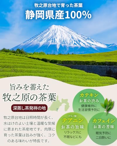 Arahataen Shizuoka Deep Steamed Tea Daichi no Uta Drinkable 100g6 bags set Green Leaves Japanese Second Flush Makinohara