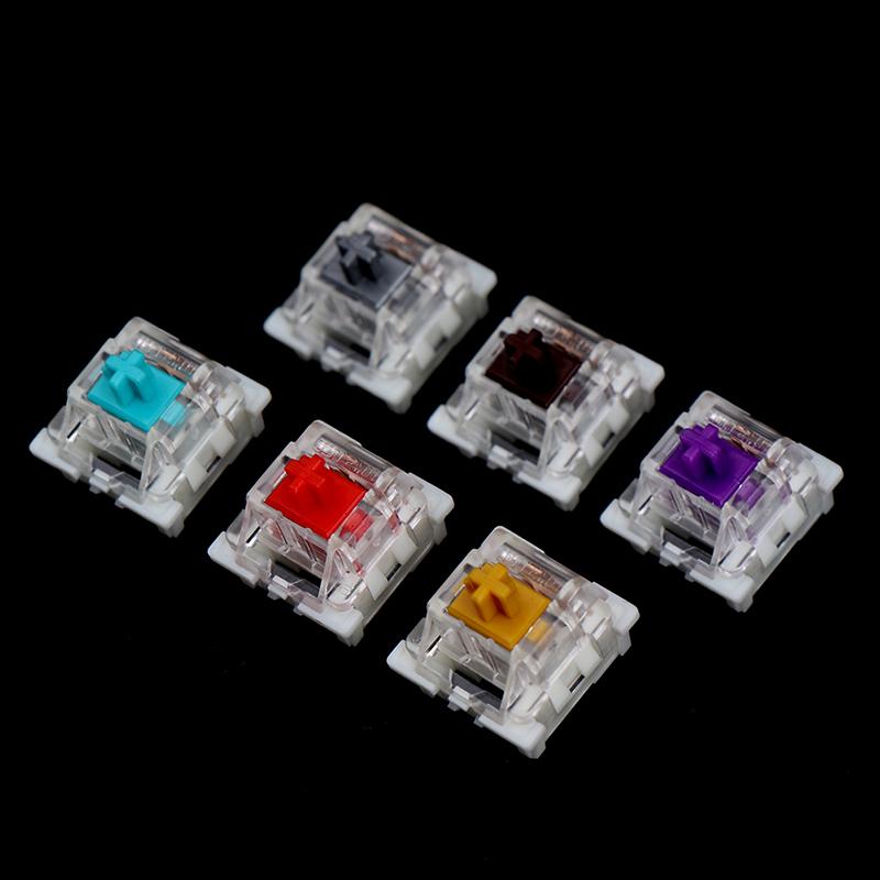 10Pcs/Lot Outemu Mx Switches 3 Pin Mechanical Keyboard Black Blue Brown Switches