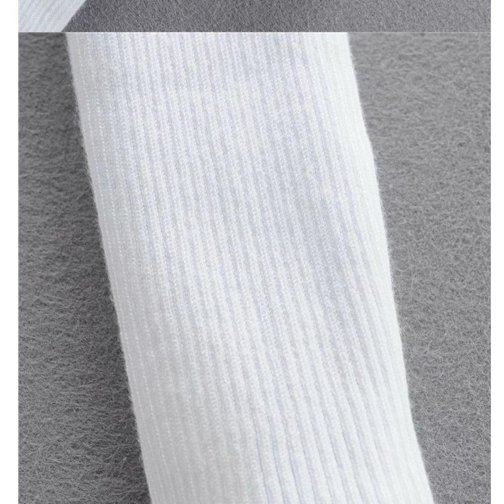 Women's Neck Ribbed Crop Top Pullover Long Sleeve Cropped T-Shirt Casual Boleros Shurgs Streetwear