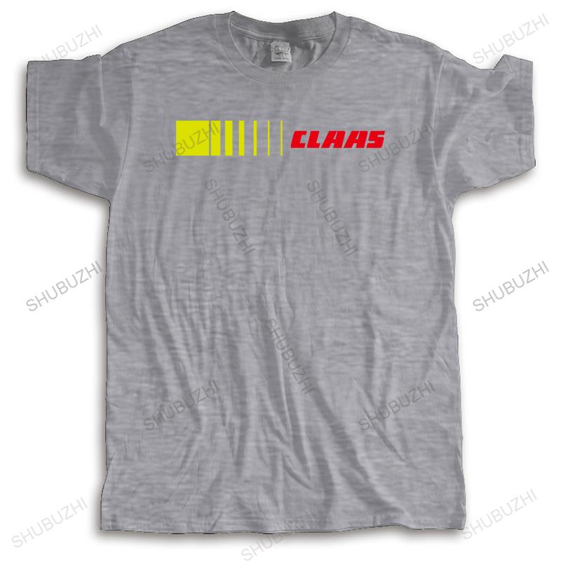 

Claas T Shirt Men Cotton Claas Tractor Farming T-shirts Summer Short Sleeve Fashion Mans Tshirts 4XL