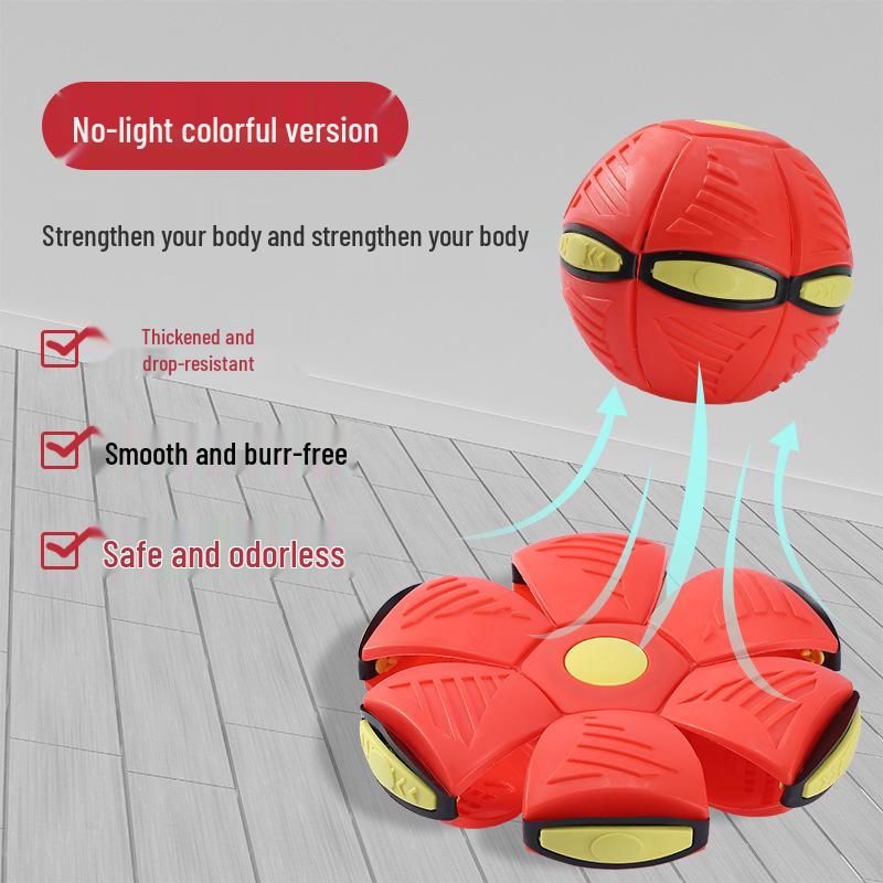 Magical Elastic Flying Saucer Ball - Children's Bouncing Stomp Toy for Outdoor Play