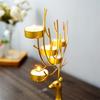 Iron Deer Candle Holder Christmas Decors Metal Wedding Candlesticks for Desk