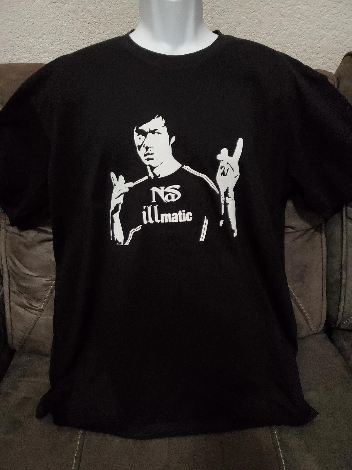 

Bruce Lee - Nas - Illmatic Tupac- Size Xl. Optional Colors and sizes Available! XL