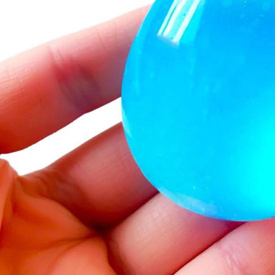 4 szt. Zabawka piłka antystresowa w kształcie kropli wody, łagodząca lęk, wolno powracająca do kształtu, piłka do ściskania, zabawka sensoryczna, dla dzieci, nastolatków, dorosłych, przenośna, miękka piłka TPR, zabawka do ściskania, zabawka fidget