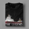 Oversized T-Shirt Summer The Legend Lives On Novelty T-Shirts  Pure Cotton Tee Shirt for Man Awesome Print Short Sleeve Tees