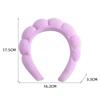 Solid Color Cloud Sponge Headband Washing Scrunchies Puffy Headband Washing Face Makeup Shower Skincare Hair Band