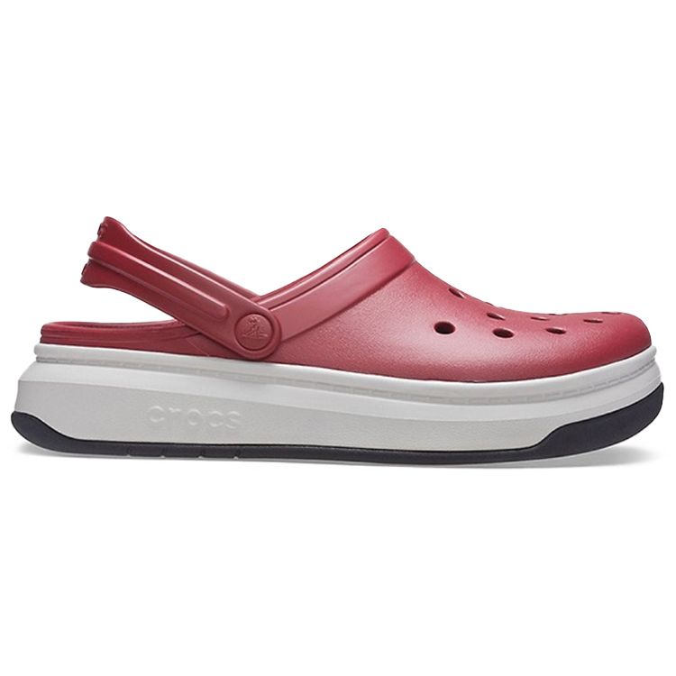 Crocs Band Full Force Thick Sole Clogs Unisex Footwear Red 206122-6RU