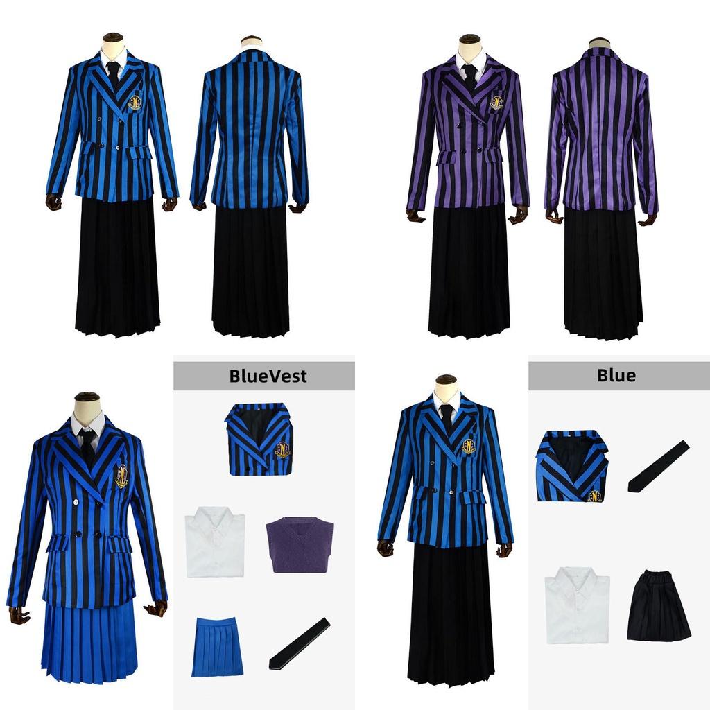 Wednesday Addams The Addams Family School Uniform Carnival Dress