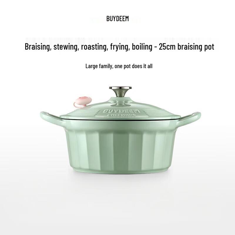 Buydeem CP551 Enamel Cast Iron Stew Pot