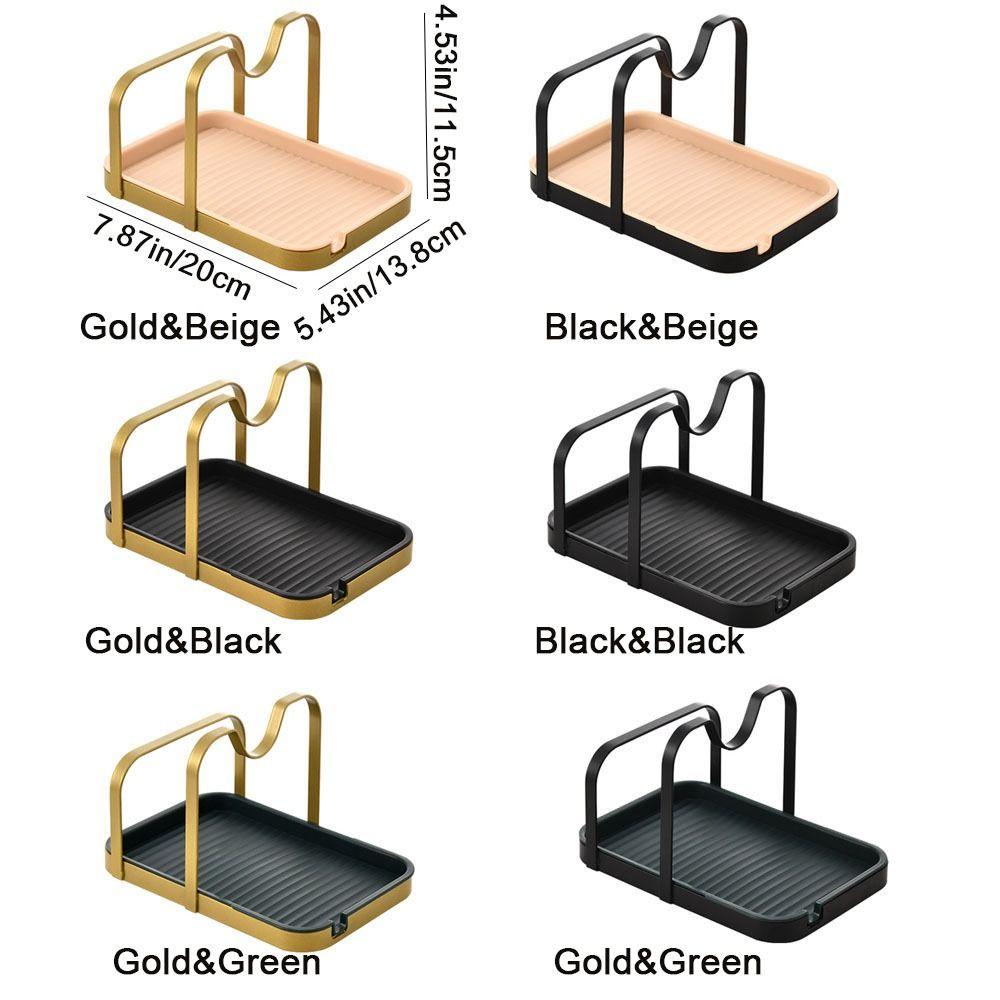 Removable Pot Cover Rack Non-Slip Shovel Spoon Rest Multifunctional Cutting Board Rack  Kitchen