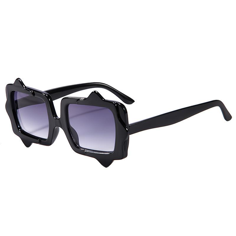 Personality irregular sunglasses men's and women's square fashion gradual change anti-ultraviolet sunglasses new