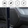 Interior Door Speaker Trim Cover Frame For Dodge Ram 1500 2018+ Carbon Fiber