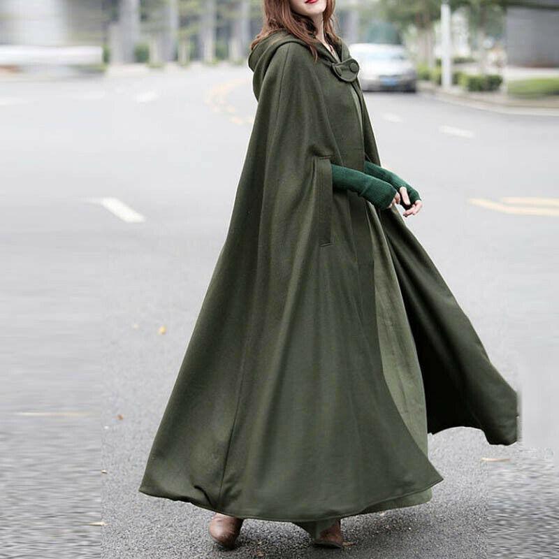 plus size hooded cloak