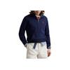 Polo Ralph Lauren Logo Embroidered Half-Zip Long Sleeve Polo Sweatshirt Men Sweatshirt Blue 100051467