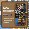 Cartoon Skin-friendly Feel Phone Case For Samsung Galaxy M56 5G/SM-M566B Cute Silicone Back Cover Black Pearl Pendant