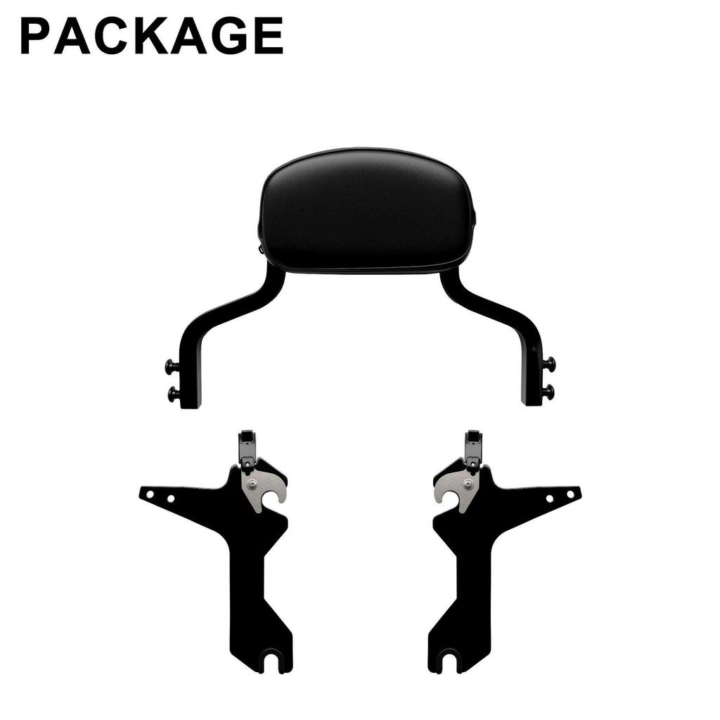 Quick-Release Small Backrest for Harley 18-26 Softail Fat Boy and New Style Sport