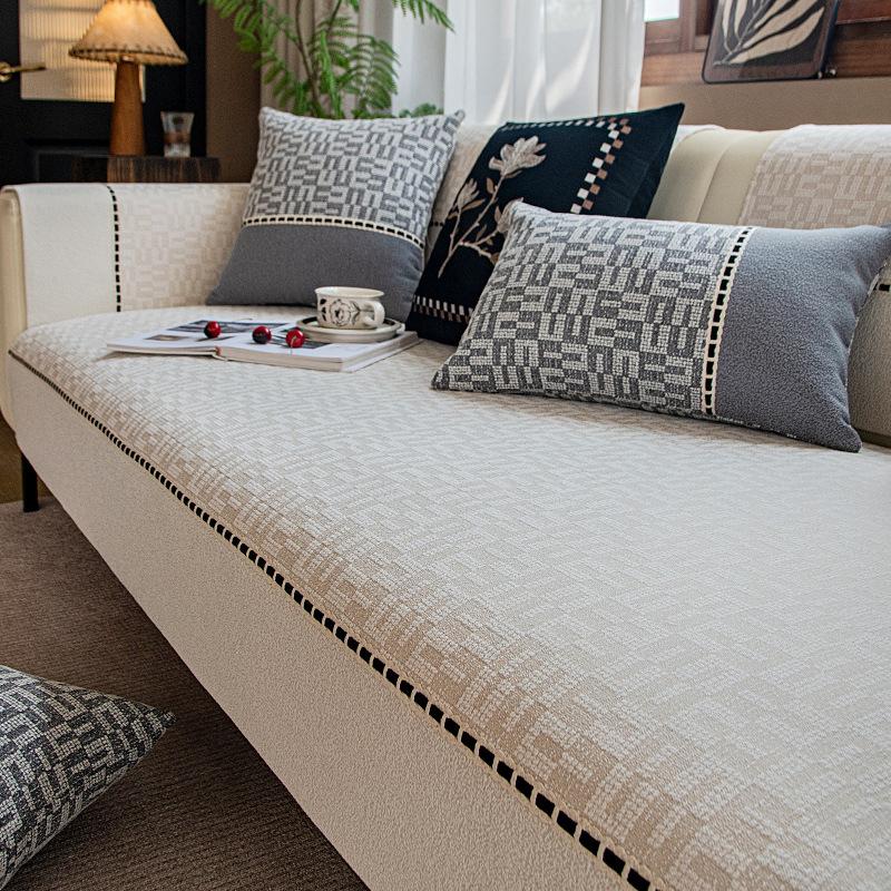 

Подушка для дивана Chenier простая и продвинутая, всесезонный универсальный чехол, нескользящий чехол для дивана Новый износостойкий 70*70cm