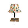 Cute Cartoon Print Fisherman Hat For Children Spring Sun Protection Wide Brim Cap Unisex