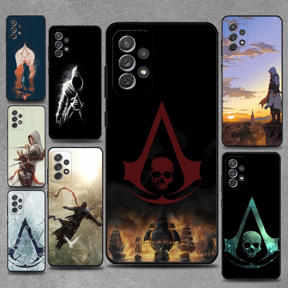 A-Assassins C-Creeds Game Phone Case For Samsung S25,S24,S21,S22,S23,S30,Ultra,S20,Plus,Fe,Lite,Note,10,9,5G Black Cover