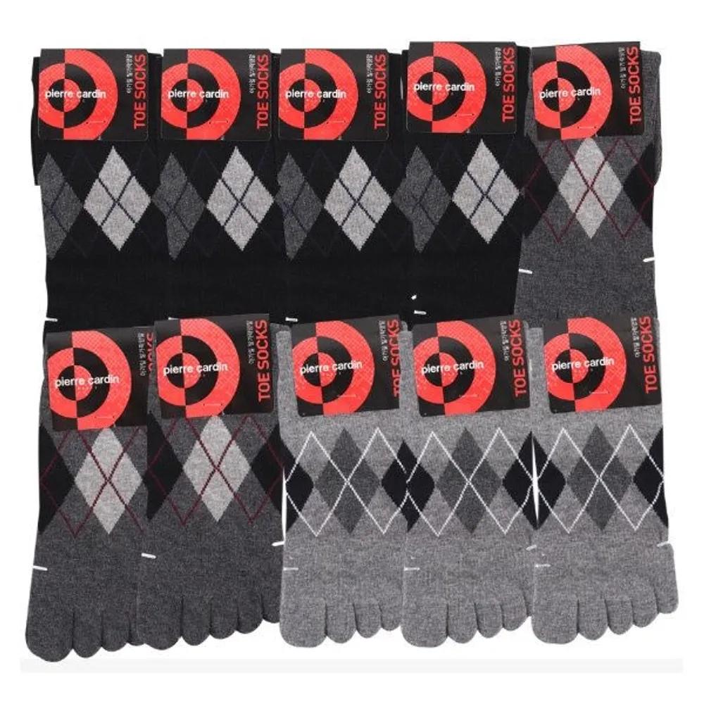 Pierre Cardin Men s Fashion Toe Socks 10 Pairs Argyle Ankle Socks [4639] Fashion Toe Baby First Neck 10 Pairs 26cm