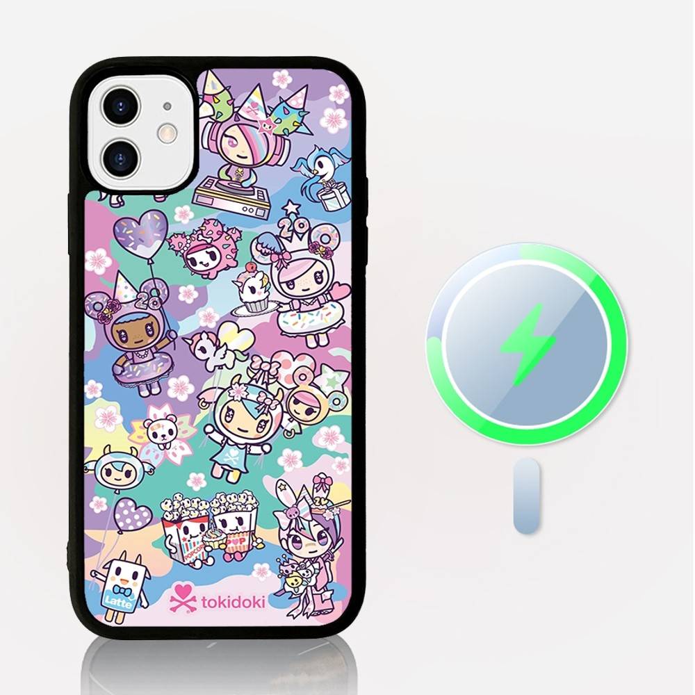 

Japan Tokidoki Anime For Magnetic For Phone Case For IPhone 17 Air 16 Pro Max 15 14 13 12 11 Protective Cover iPhone 11